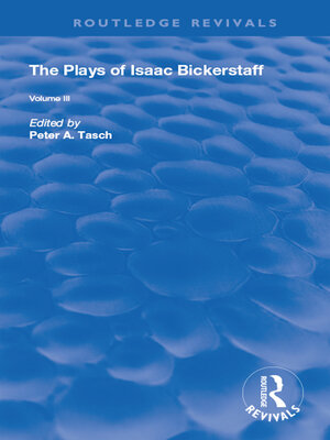 cover image of The Plays of Isaac Bickerstaff